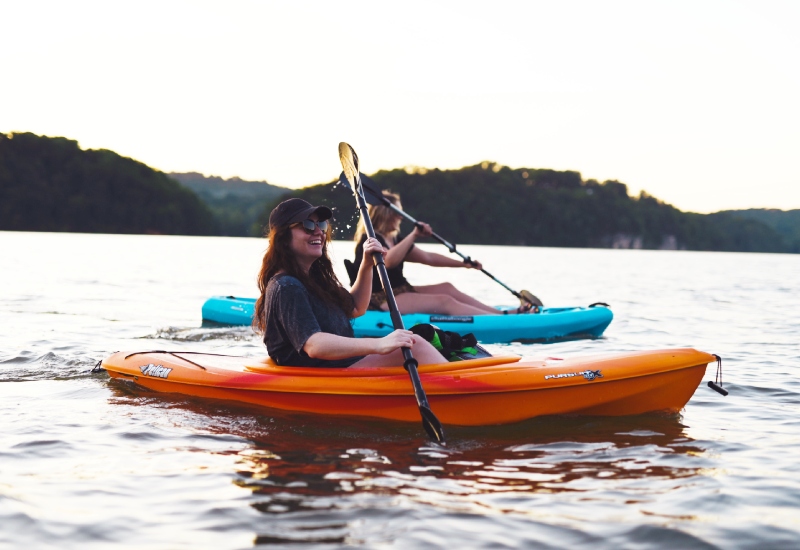 Kayaking in Morjim, Goa
