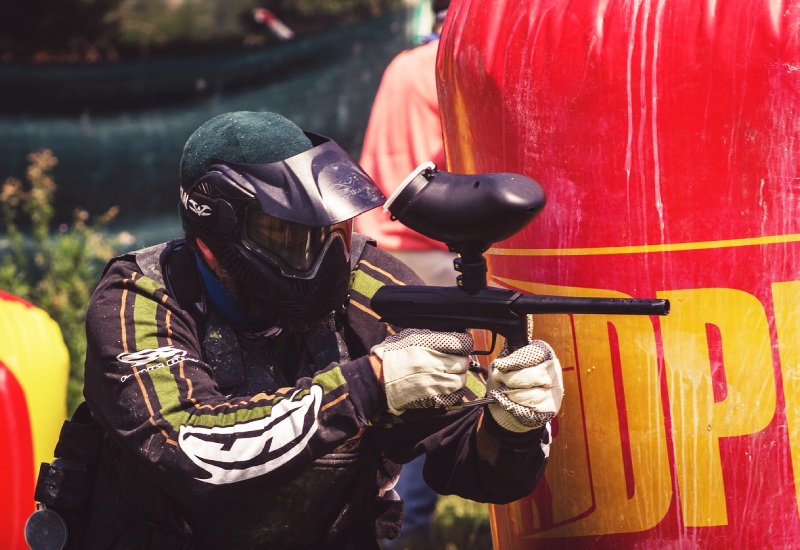 Paintball in Anjuna, Goa