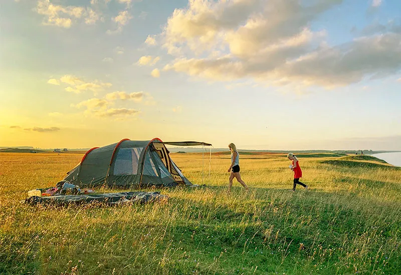 Lakeside Camping in Vasota